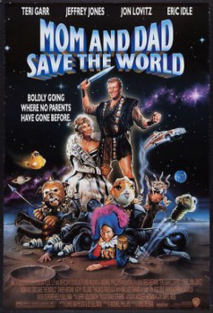 poster Mom and Dad Save the World